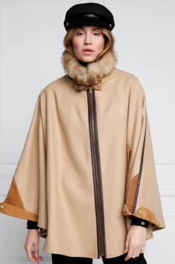 Holland Cooper Capes|Bump Friendly Collection-Chiltern Cape Camel