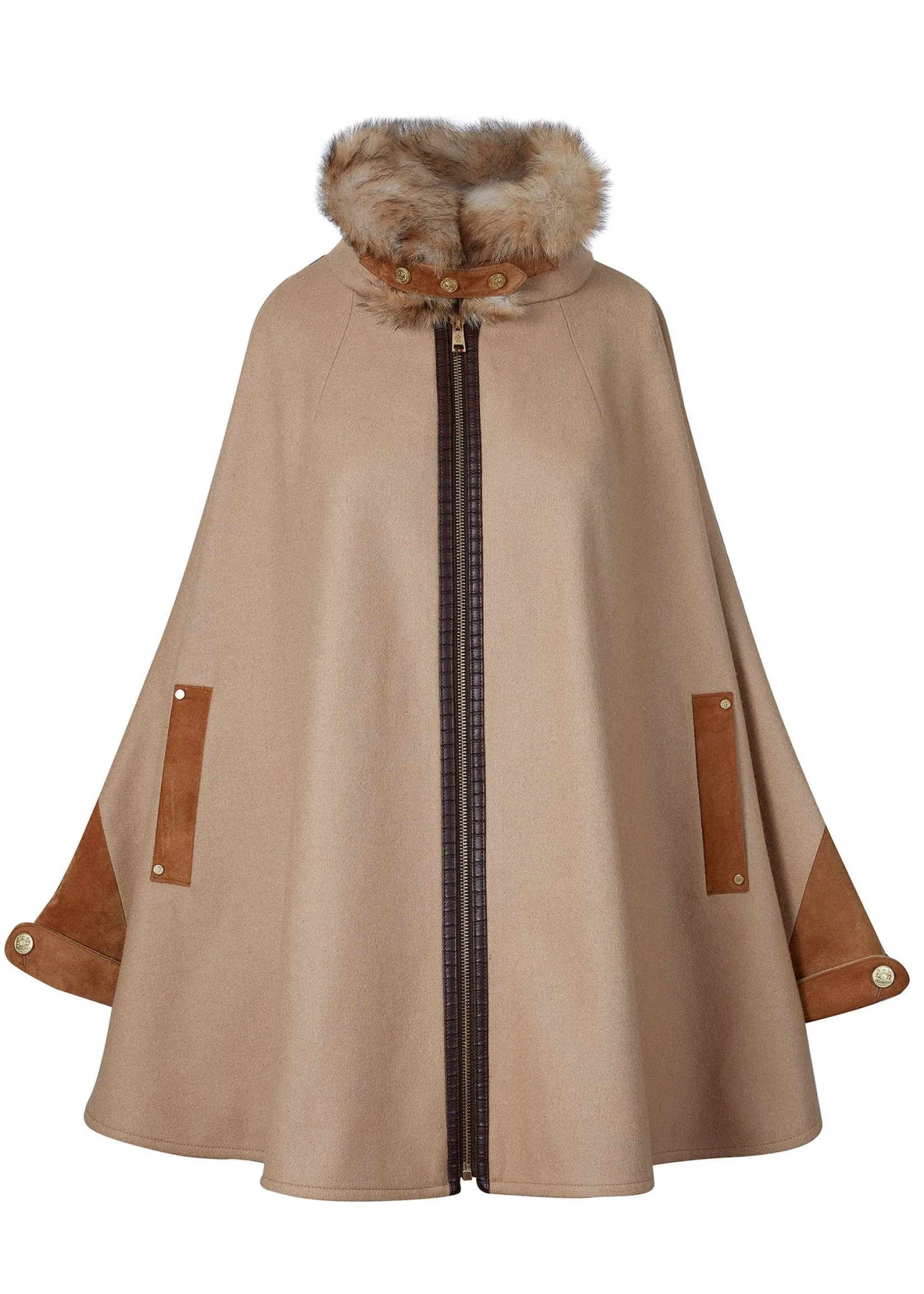 Holland Cooper Capes|Bump Friendly Collection-Chiltern Cape Camel