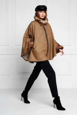 Holland Cooper Capes|Bump Friendly Collection-Chiltern Cape Tawny