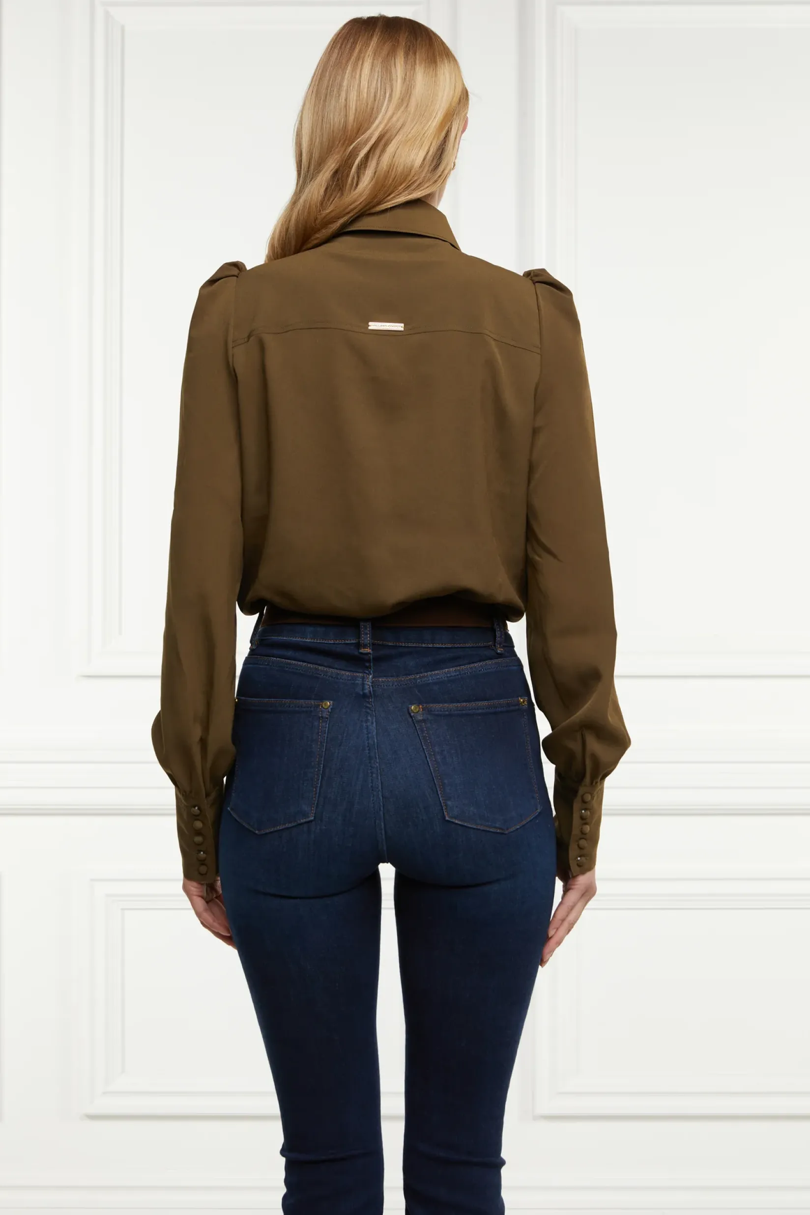 Holland Cooper Shirts & Blouses|Country Collection-Clarissa Shirt Khaki