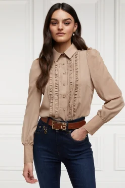 Holland Cooper Shirts & Blouses-Clarissa Shirt Caramel