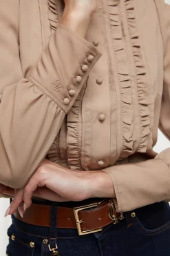 Holland Cooper Shirts & Blouses-Clarissa Shirt Caramel