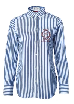 Holland Cooper Shirts & Blouses|Shop By Product-Classic Button Down Shirt Navy Stripe