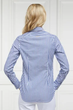 Holland Cooper Shirts & Blouses|Shop By Product-Classic Button Down Shirt Navy Stripe