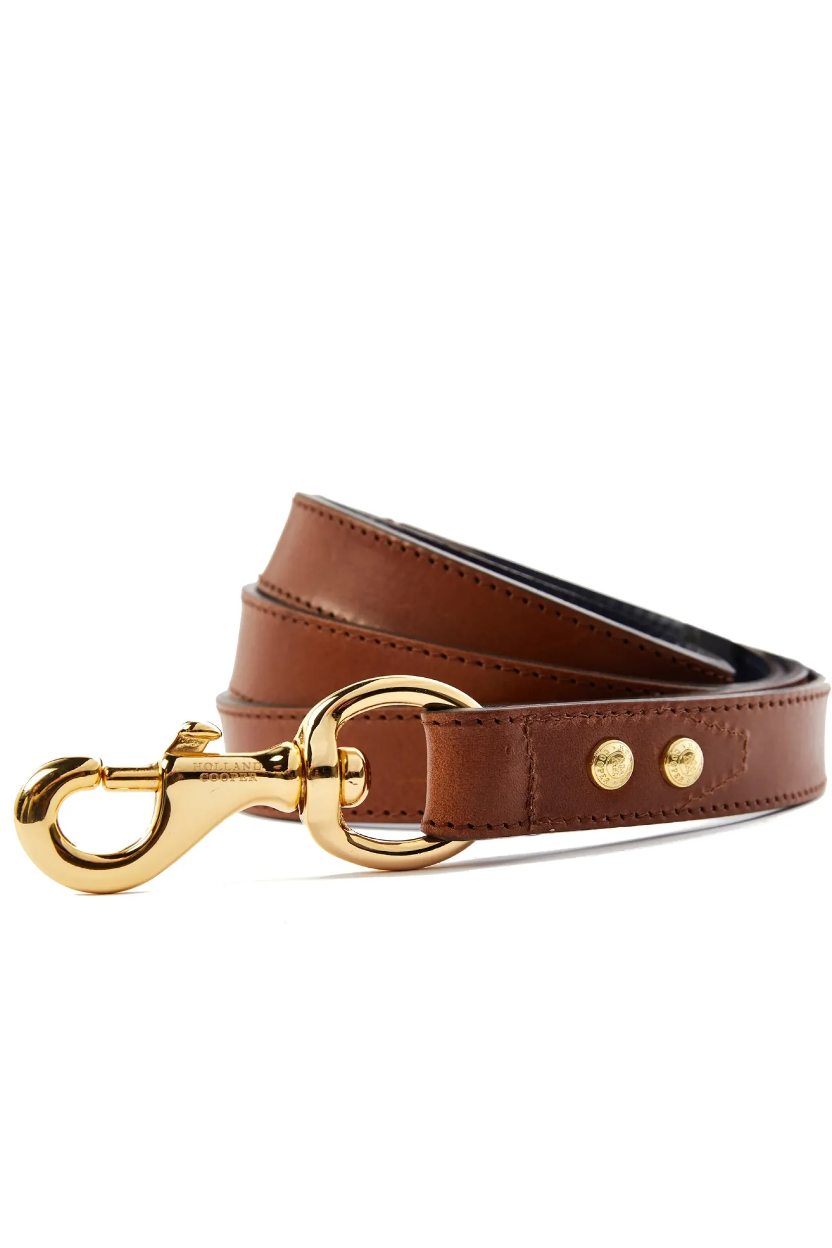 Holland Cooper Dog Leads|The Perfect Gesture-Classic Dog Lead Chestnut