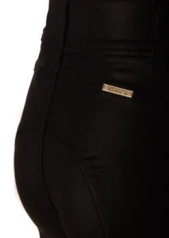 Holland Cooper Jeans-Coated Jodhpur Jean Black