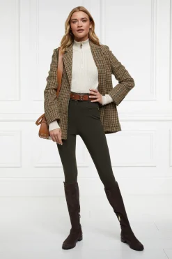 Holland Cooper Trousers|Shop By Product-Contour Trouser Dark Olive
