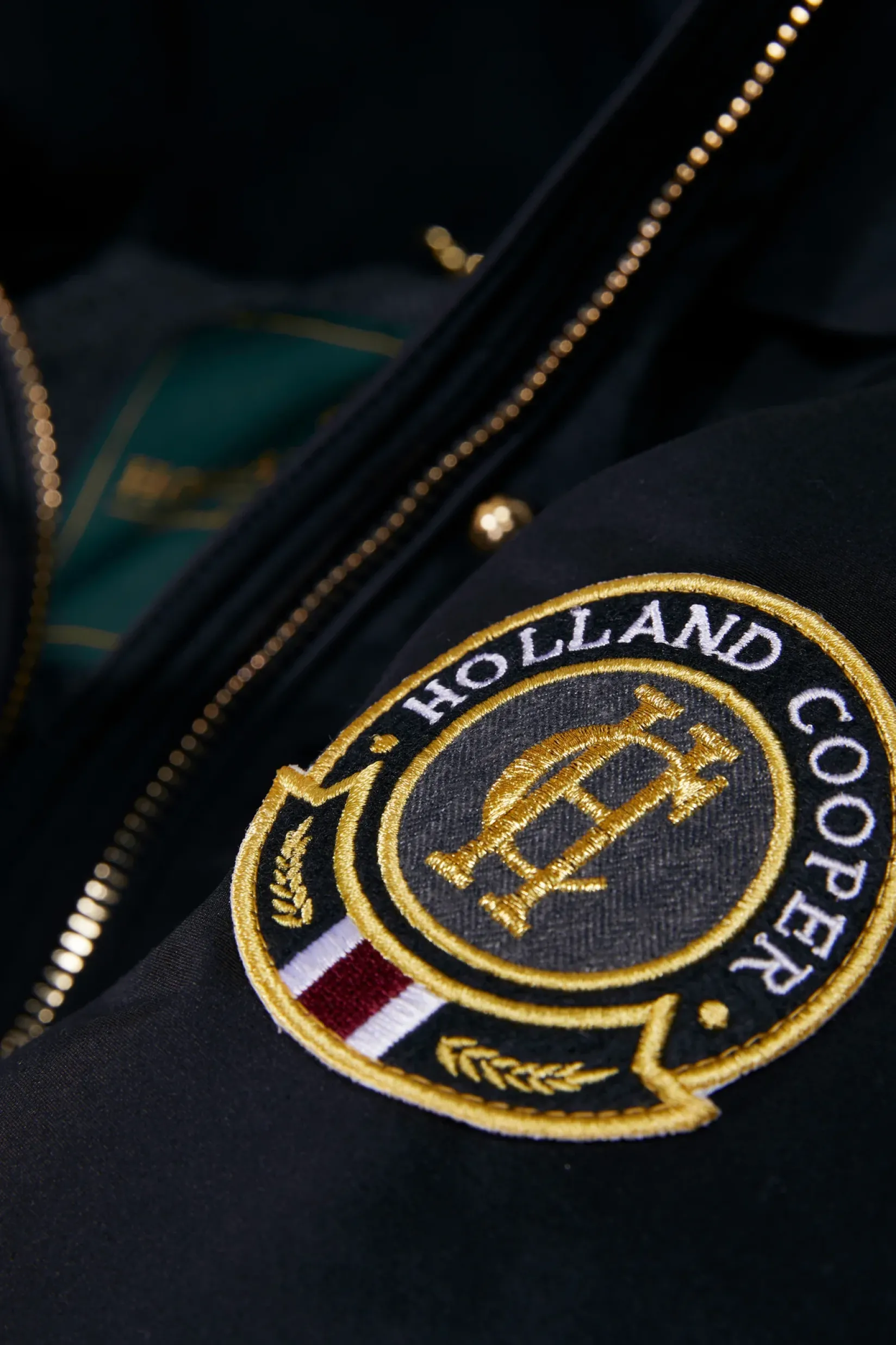 Holland Cooper Coats-Cortina Bomber Ink Navy