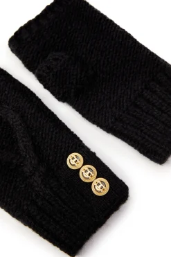 Holland Cooper Accessories|Shop Women-Cortina Fingerless Gloves Black