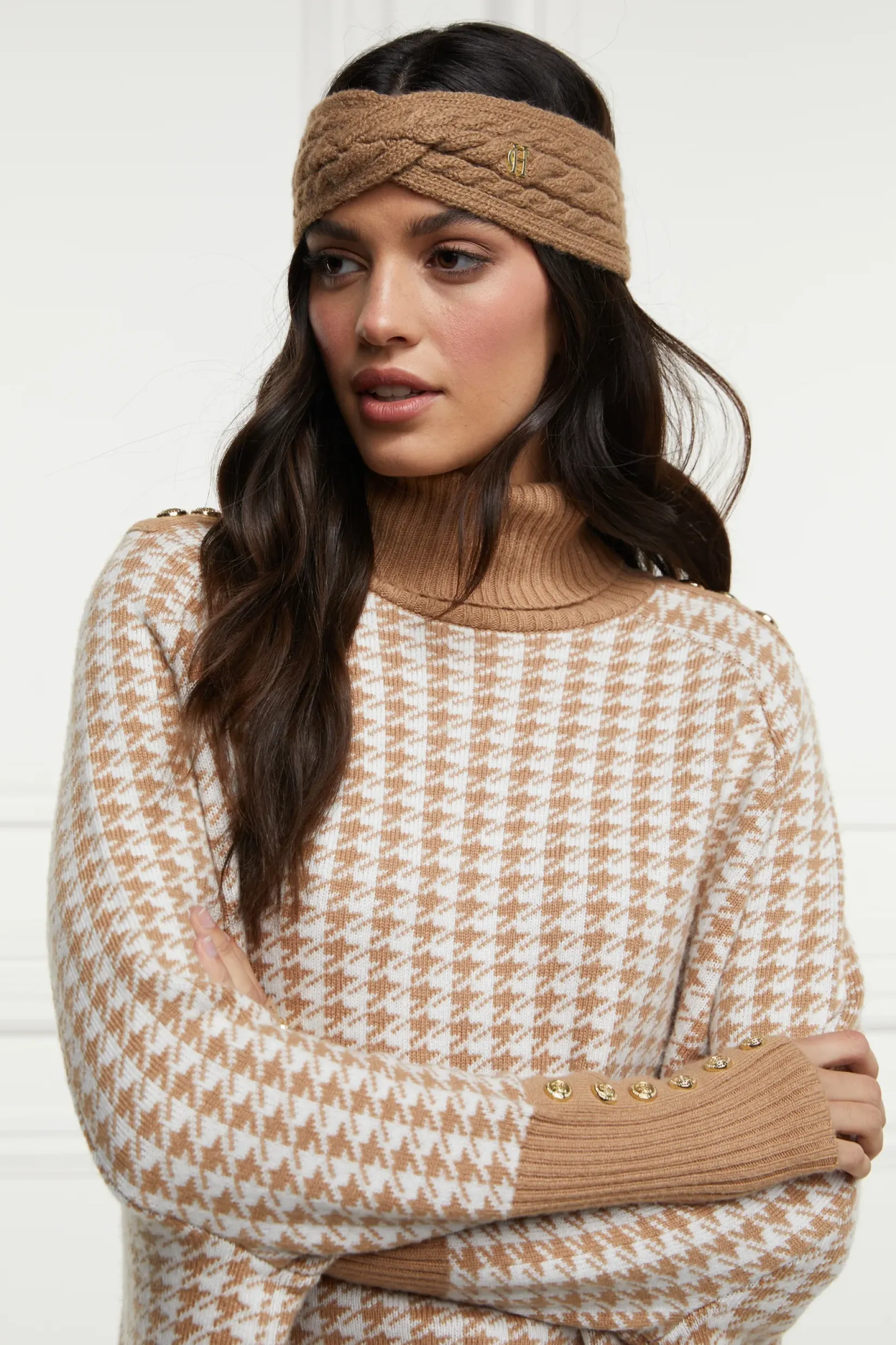 Holland Cooper Headwear|Hats & Headbands-Cortina Headband Caramel