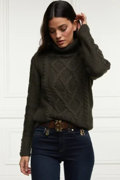 Holland Cooper Knitwear-Cortina Roll Neck Knit