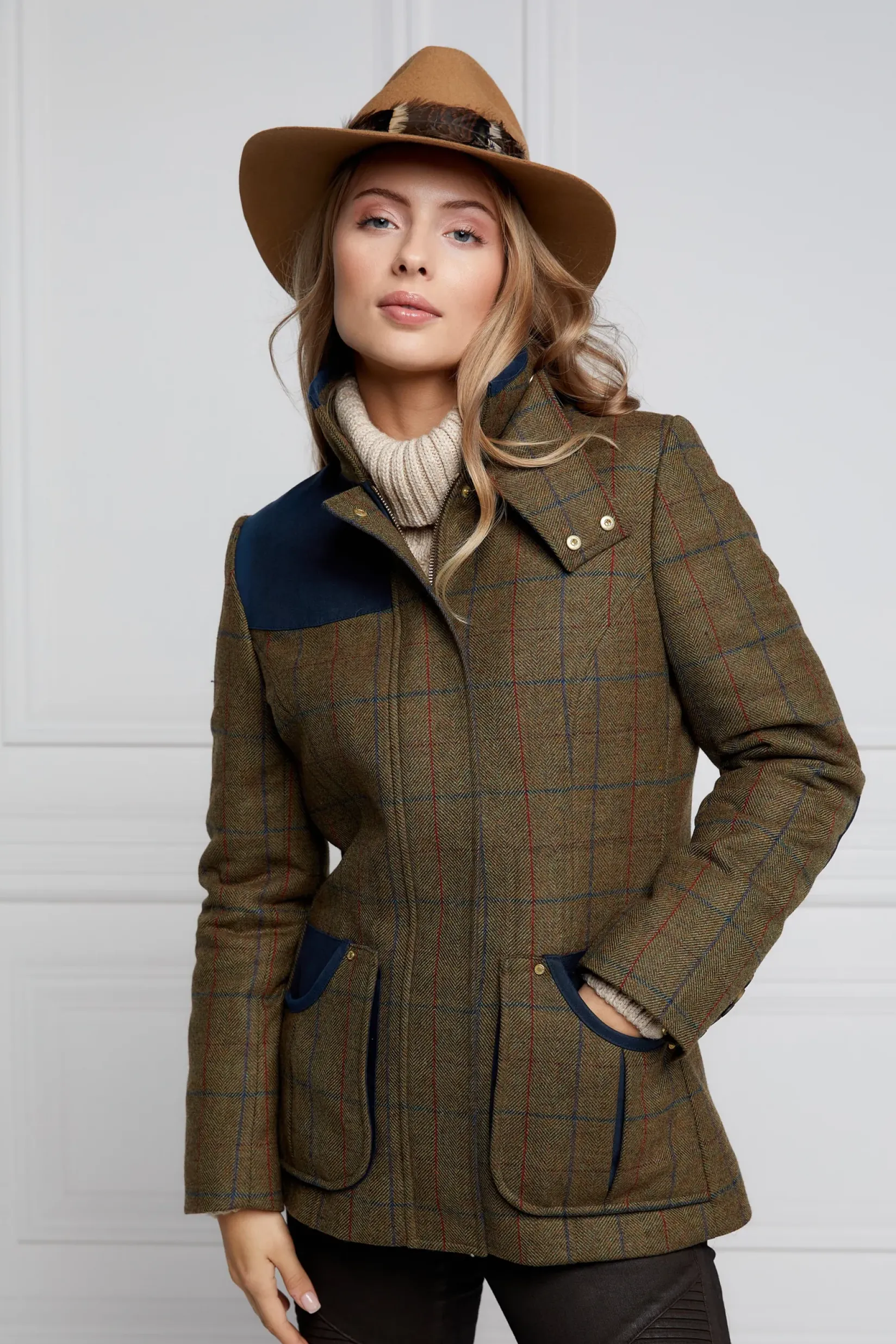 Holland Cooper In Stock Tailoring|Jackets-Country Classic Jacket Glen Green
