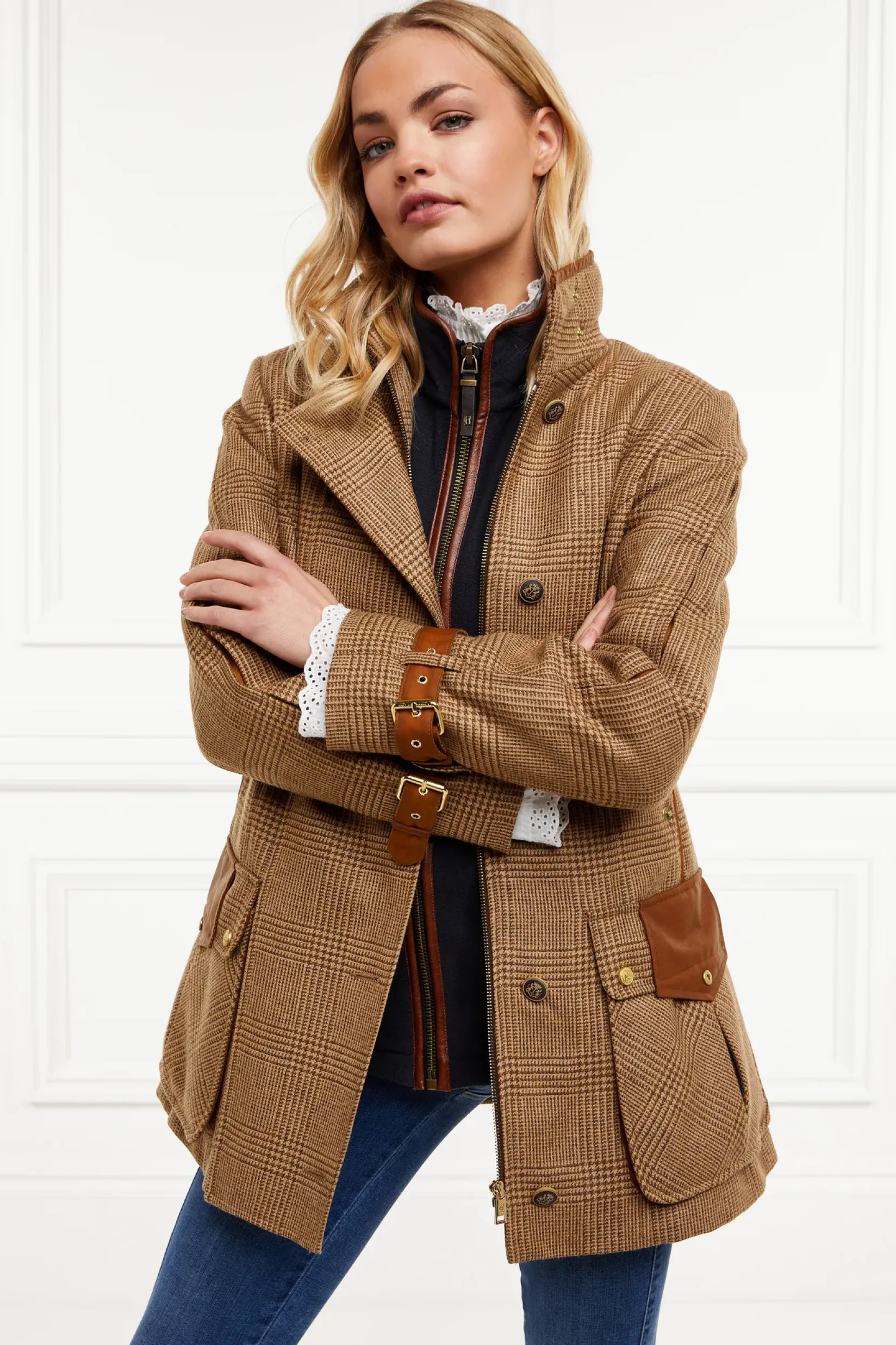 Holland Cooper Gifts For Her|Bestsellers-Country Fleece Gilet Ink Navy