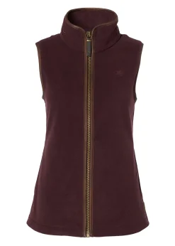 Holland Cooper Gifts For Her|Gilets-Country Fleece Gilet Mulberry