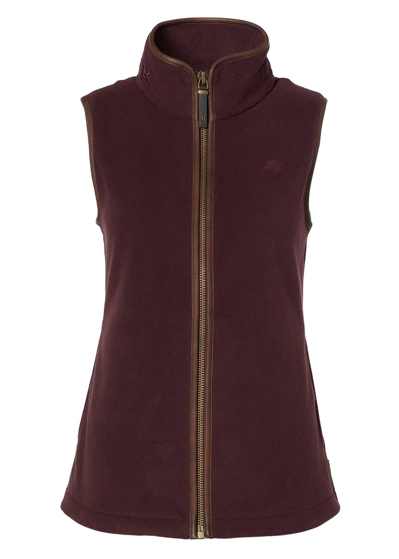 Holland Cooper Gifts For Her|Gilets-Country Fleece Gilet Mulberry
