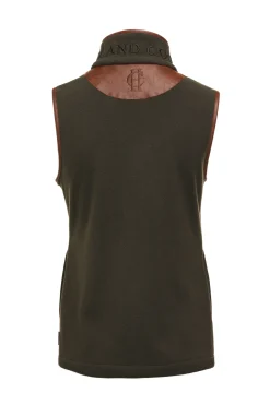 Holland Cooper Gifts For Her|Shop By Product-Country Fleece Gilet Khaki