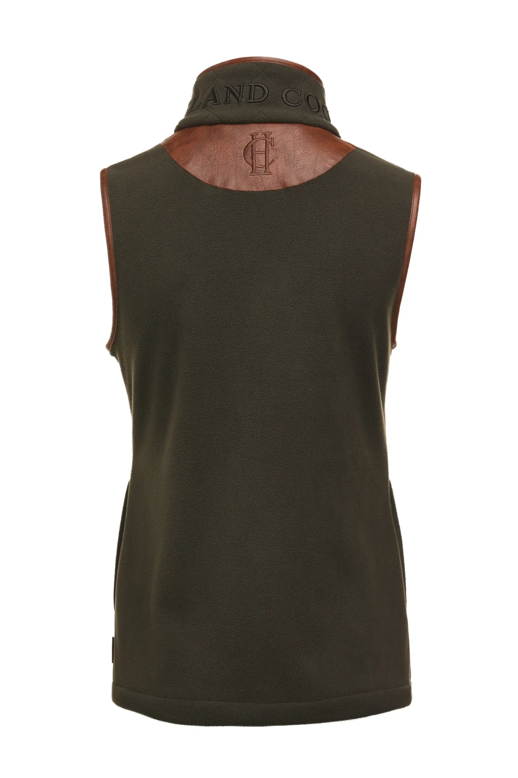 Holland Cooper Gifts For Her|Shop By Product-Country Fleece Gilet Khaki