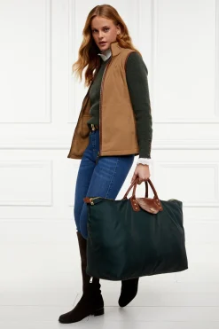 Holland Cooper Shop By Product|Fleeces-Country Fleece Gilet Coffee