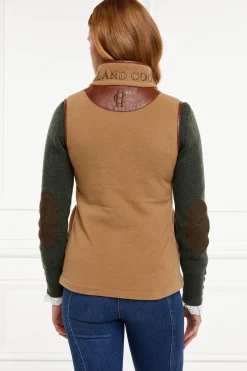 Holland Cooper Shop By Product|Fleeces-Country Fleece Gilet Coffee