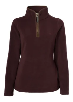 Holland Cooper Fleeces|Shop By Product-Country Fleece Half Zip Mulberry