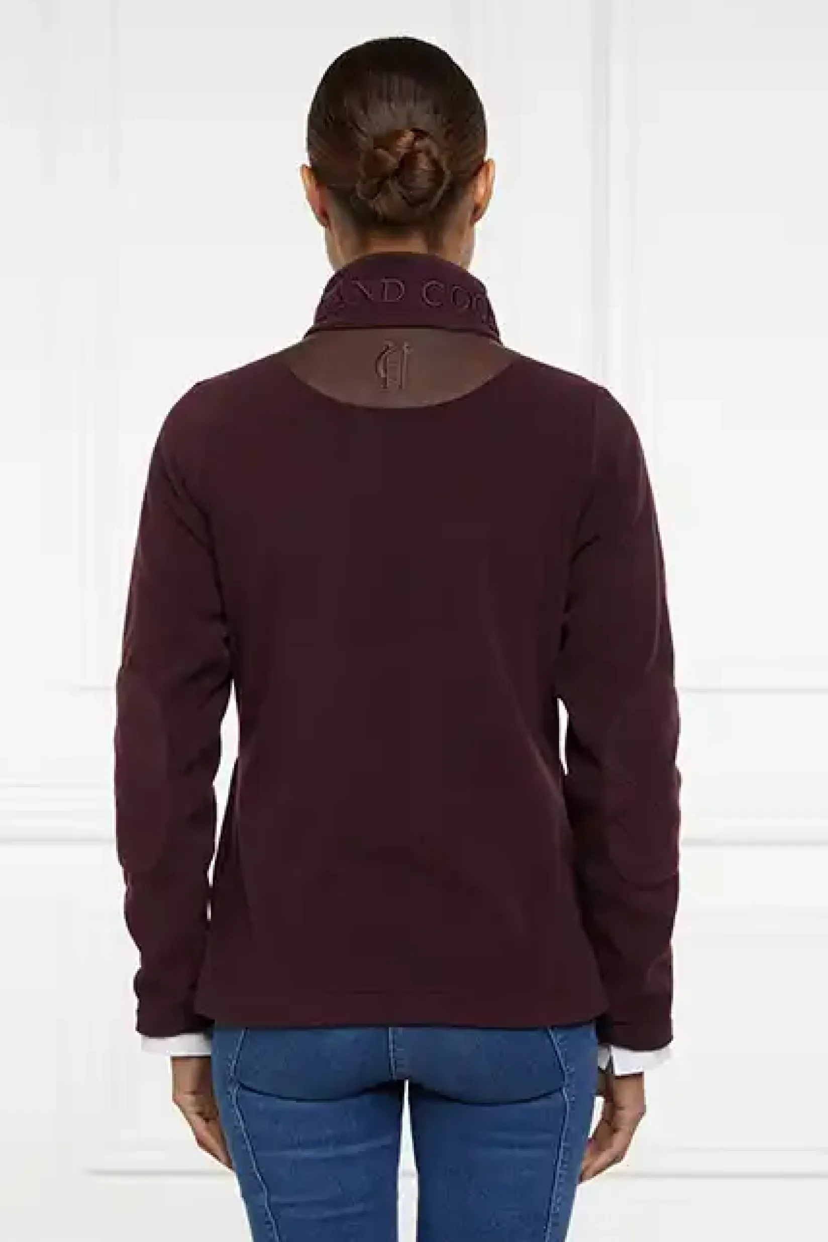 Holland Cooper Fleeces|Shop By Product-Country Fleece Half Zip Mulberry