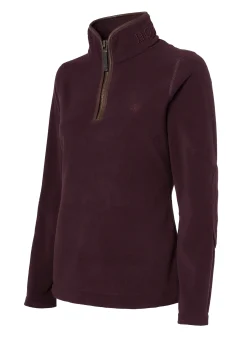 Holland Cooper Fleeces|Shop By Product-Country Fleece Half Zip Mulberry