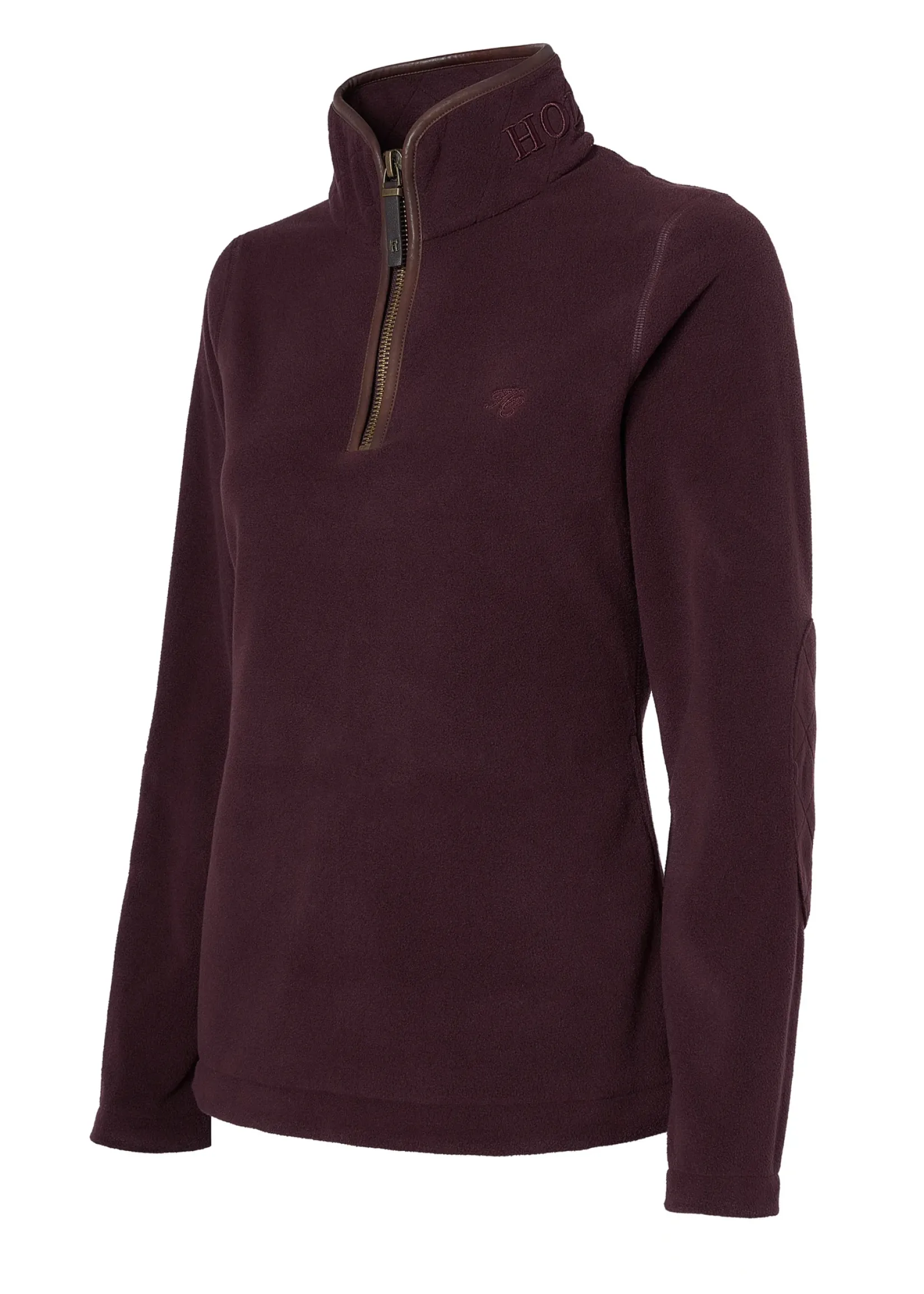 Holland Cooper Fleeces|Shop By Product-Country Fleece Half Zip Mulberry