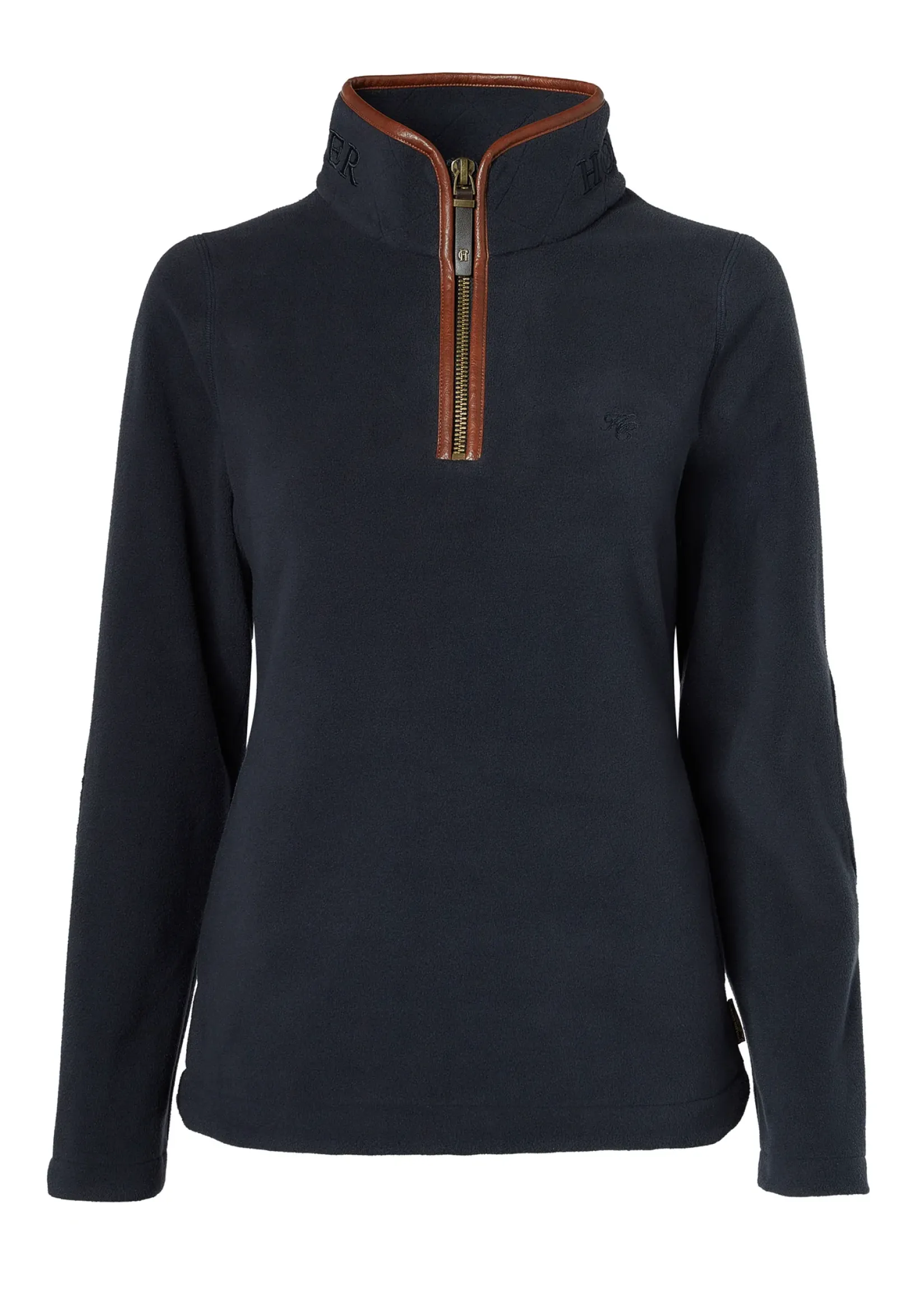 Holland Cooper Bestsellers|Fleeces-Country Fleece Half Zip Ink Navy