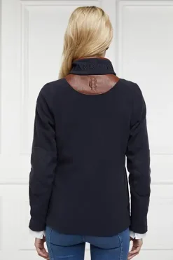 Holland Cooper Bestsellers|Fleeces-Country Fleece Half Zip Ink Navy