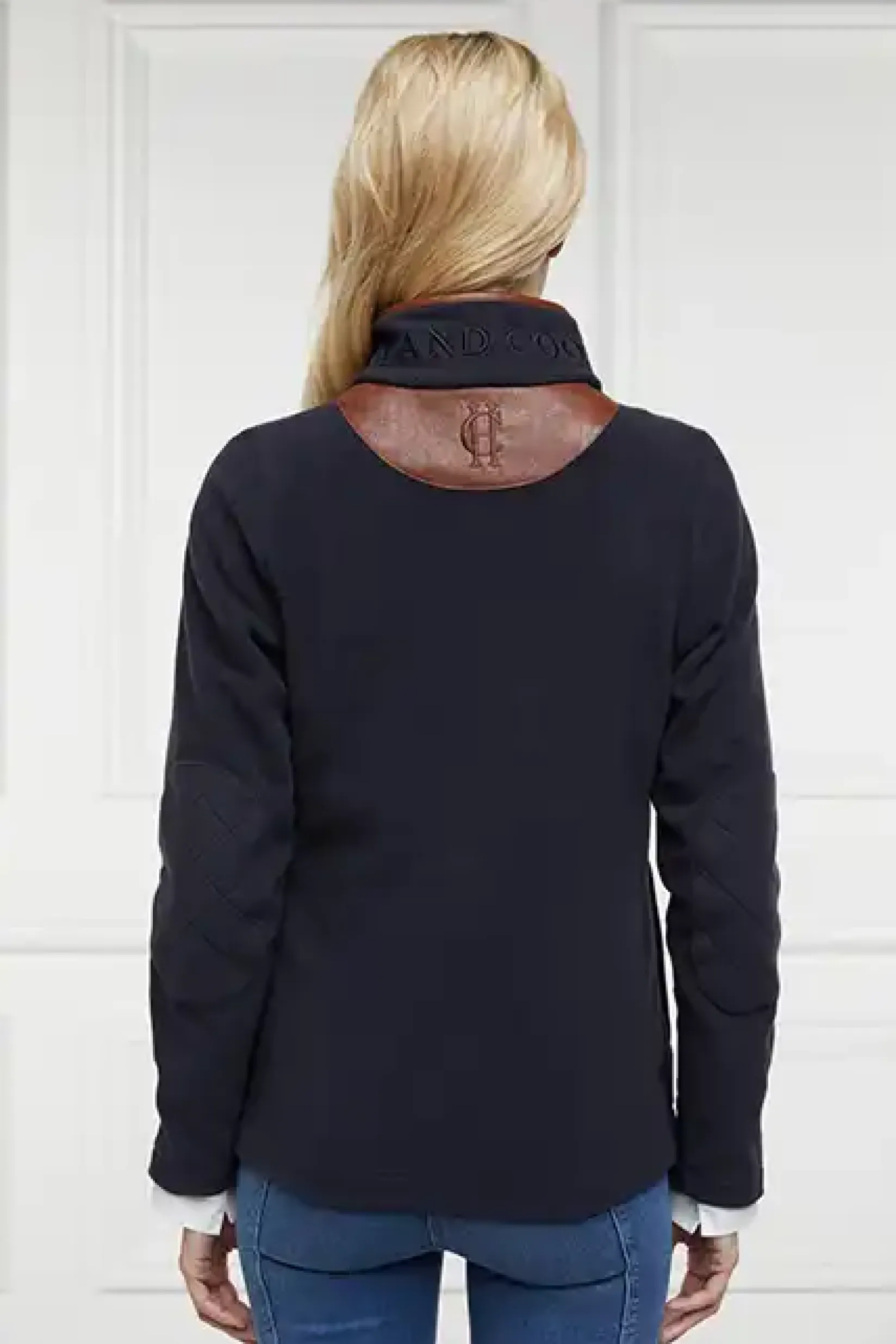 Holland Cooper Bestsellers|Fleeces-Country Fleece Half Zip Ink Navy