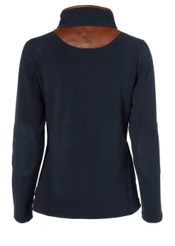 Holland Cooper Bestsellers|Fleeces-Country Fleece Half Zip Ink Navy