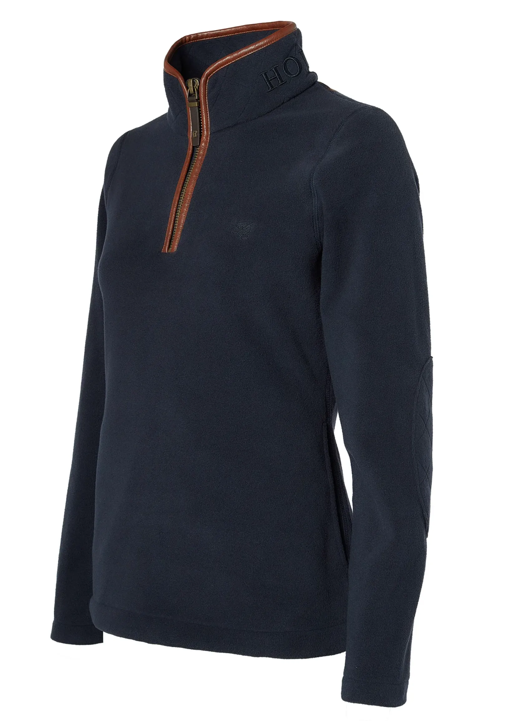 Holland Cooper Bestsellers|Fleeces-Country Fleece Half Zip Ink Navy