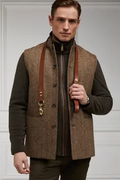 Holland Cooper Gifts For Him|Fleeces-Country Fleece Jacket Khaki