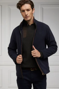Holland Cooper Shop By Product|Wardrobe Staples-Country Fleece Jacket Ink Navy
