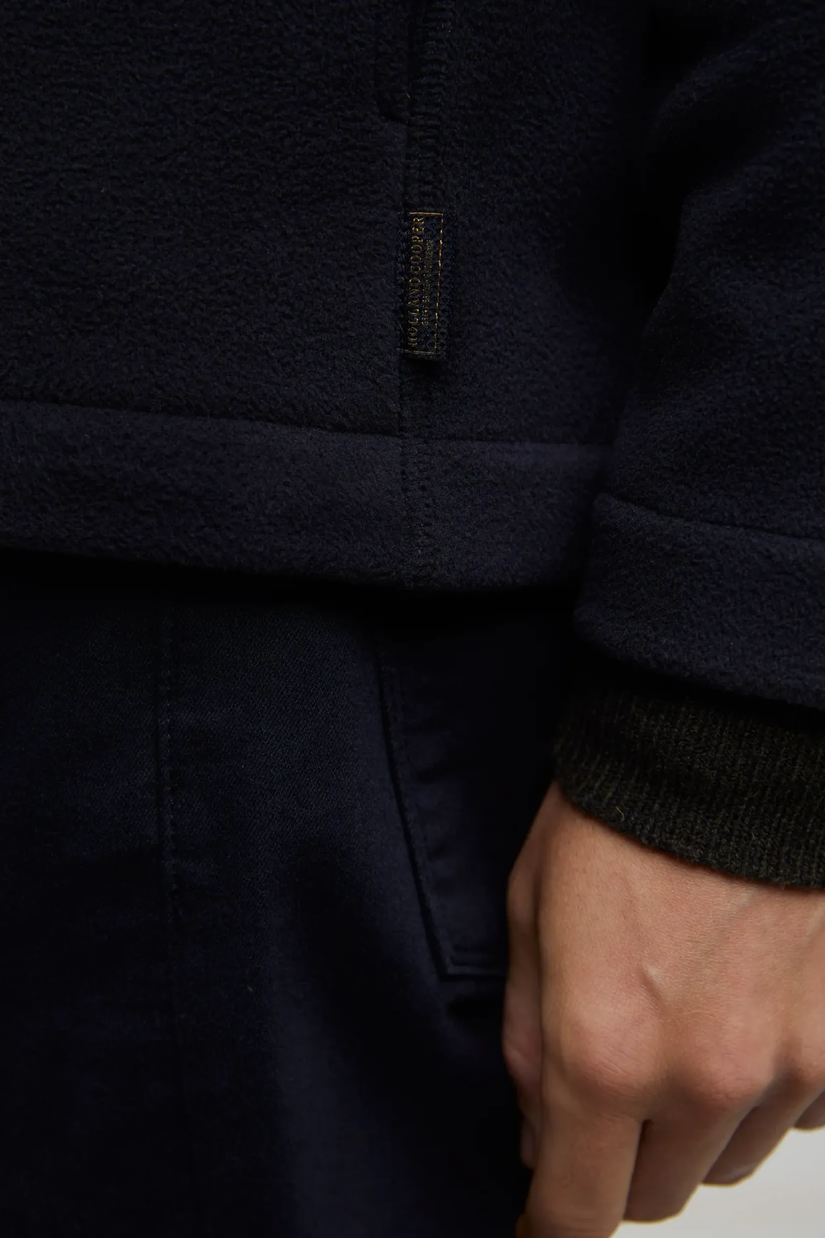 Holland Cooper Shop By Product|Wardrobe Staples-Country Fleece Jacket Ink Navy