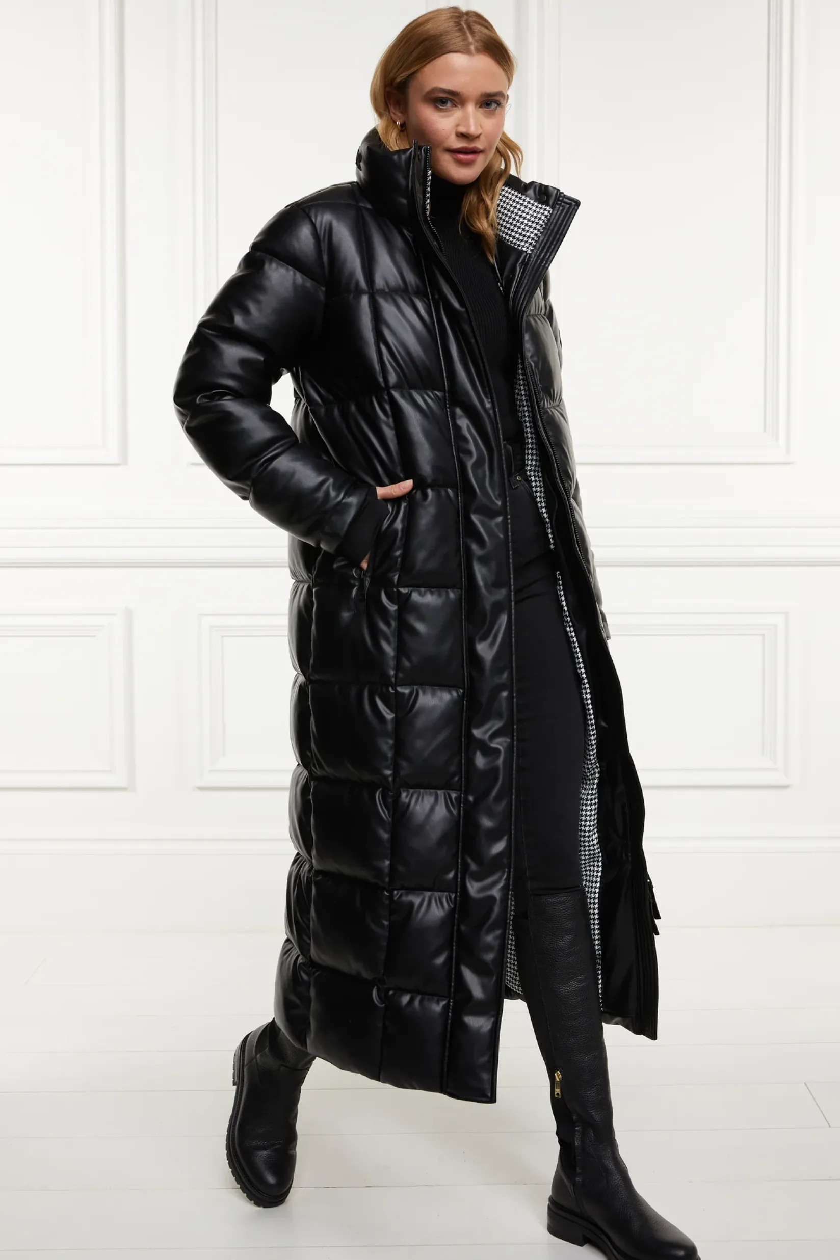 Holland Cooper Coats|Jade's Top Picks-Crawford Longline Coat Black