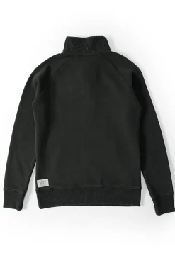 Holland Cooper Sweatshirts|Casualwear-Crest Zip Henley Racing Green