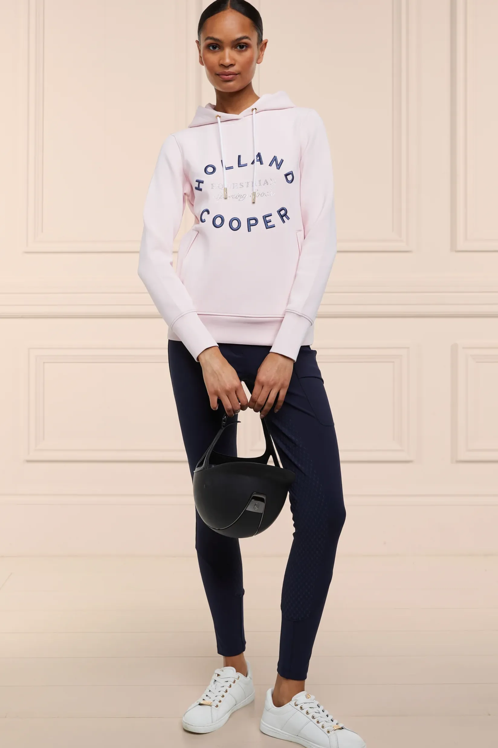 Holland Cooper Shop By Product|Equestrian Gifting-Crystal Hoodie Blush