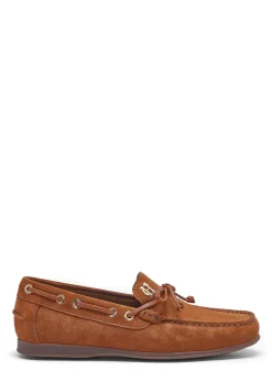 Holland Cooper Footwear|Loafers-Deck Shoe Tan