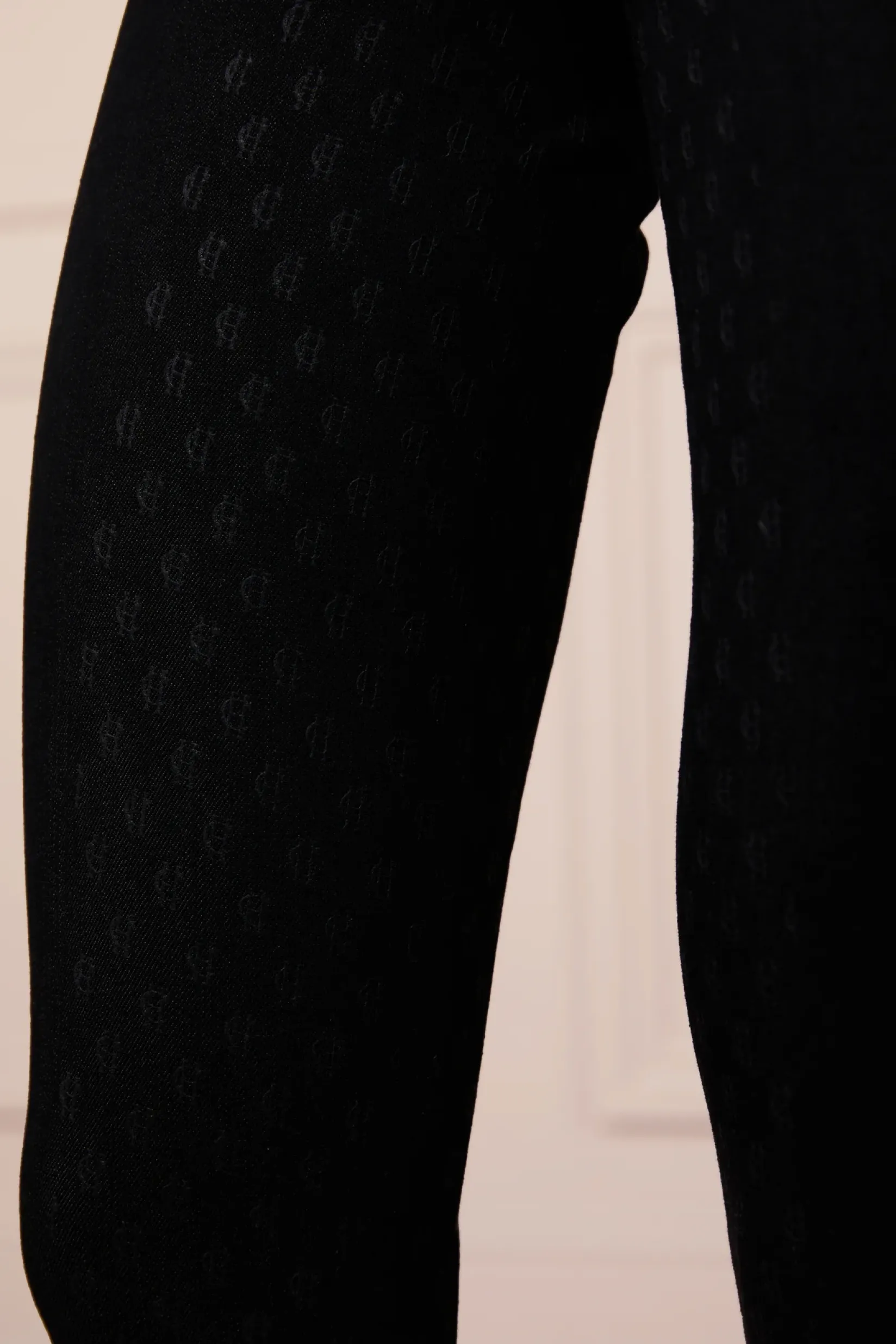 Holland Cooper Shop By Product|At The Stables-Denim Thermal Full Grip Breeches Black