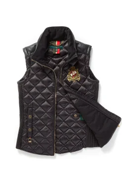 Holland Cooper Gilets|Bestsellers-Diamond Quilt Classic Gilet Black