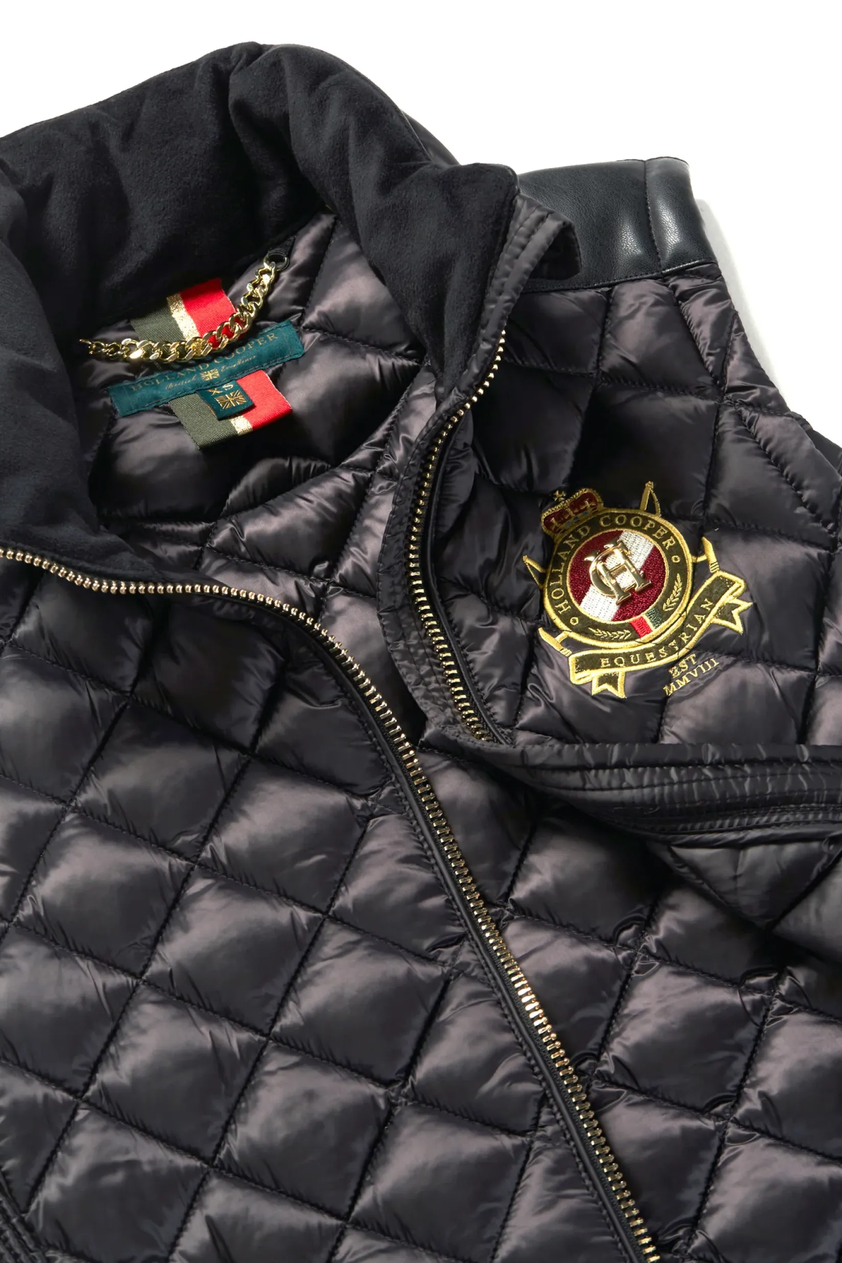 Holland Cooper Gilets|Bestsellers-Diamond Quilt Classic Gilet Black