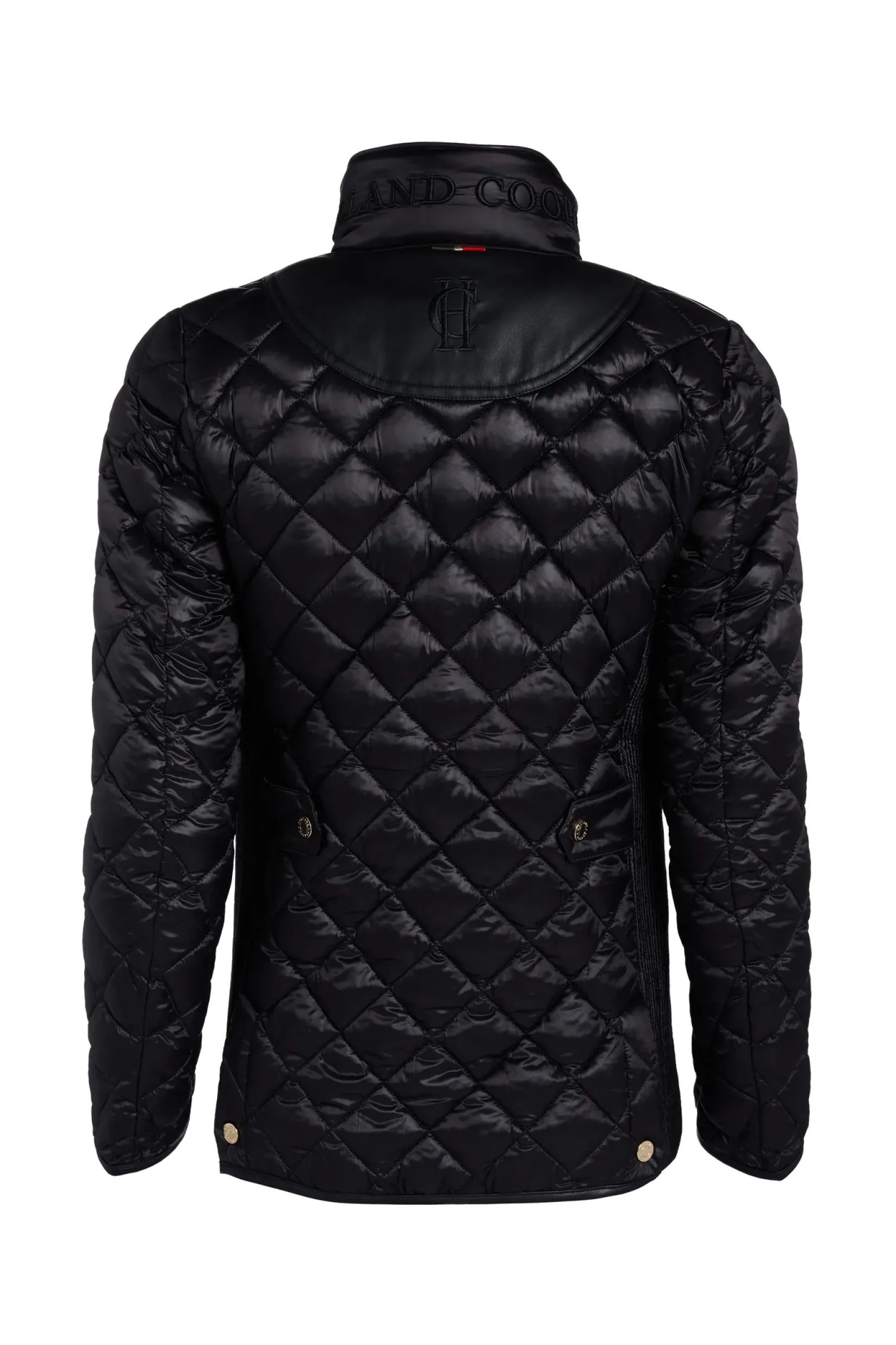Holland Cooper Jackets-Diamond Quilt Classic Jacket Black