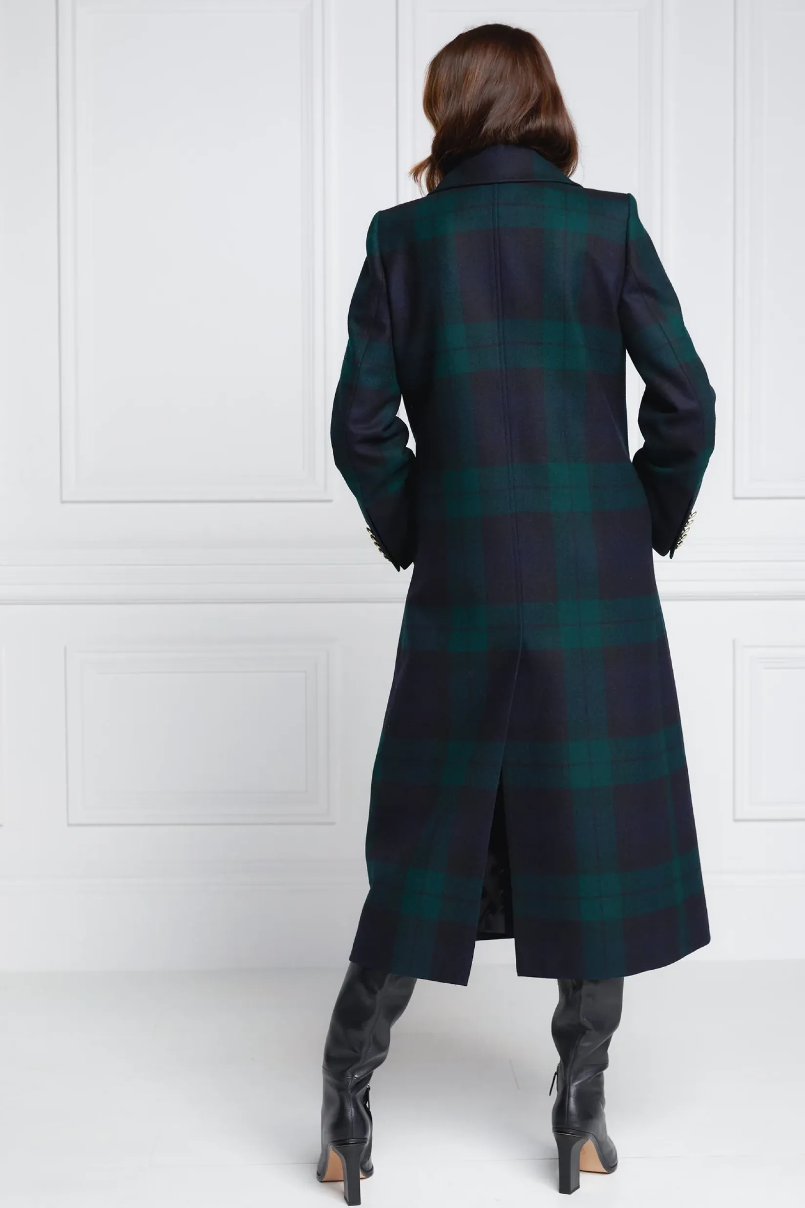 Holland Cooper Coats|In Stock Tailoring-Double Breasted Coat Blackwatch