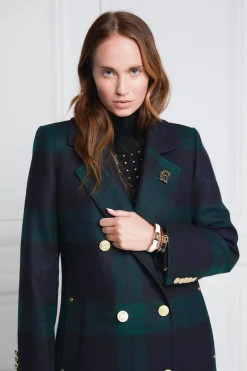 Holland Cooper Coats|In Stock Tailoring-Double Breasted Coat Blackwatch