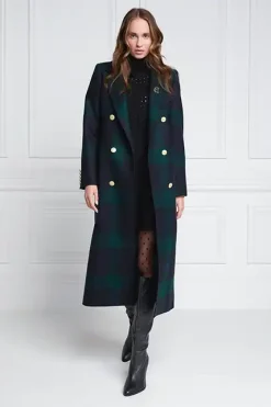 Holland Cooper Coats|In Stock Tailoring-Double Breasted Coat Blackwatch