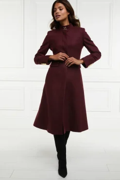 Holland Cooper Gifts For Her|In Stock Tailoring-Dowdeswell Coat Mulberry