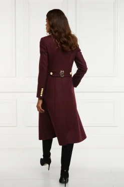 Holland Cooper Gifts For Her|In Stock Tailoring-Dowdeswell Coat Mulberry