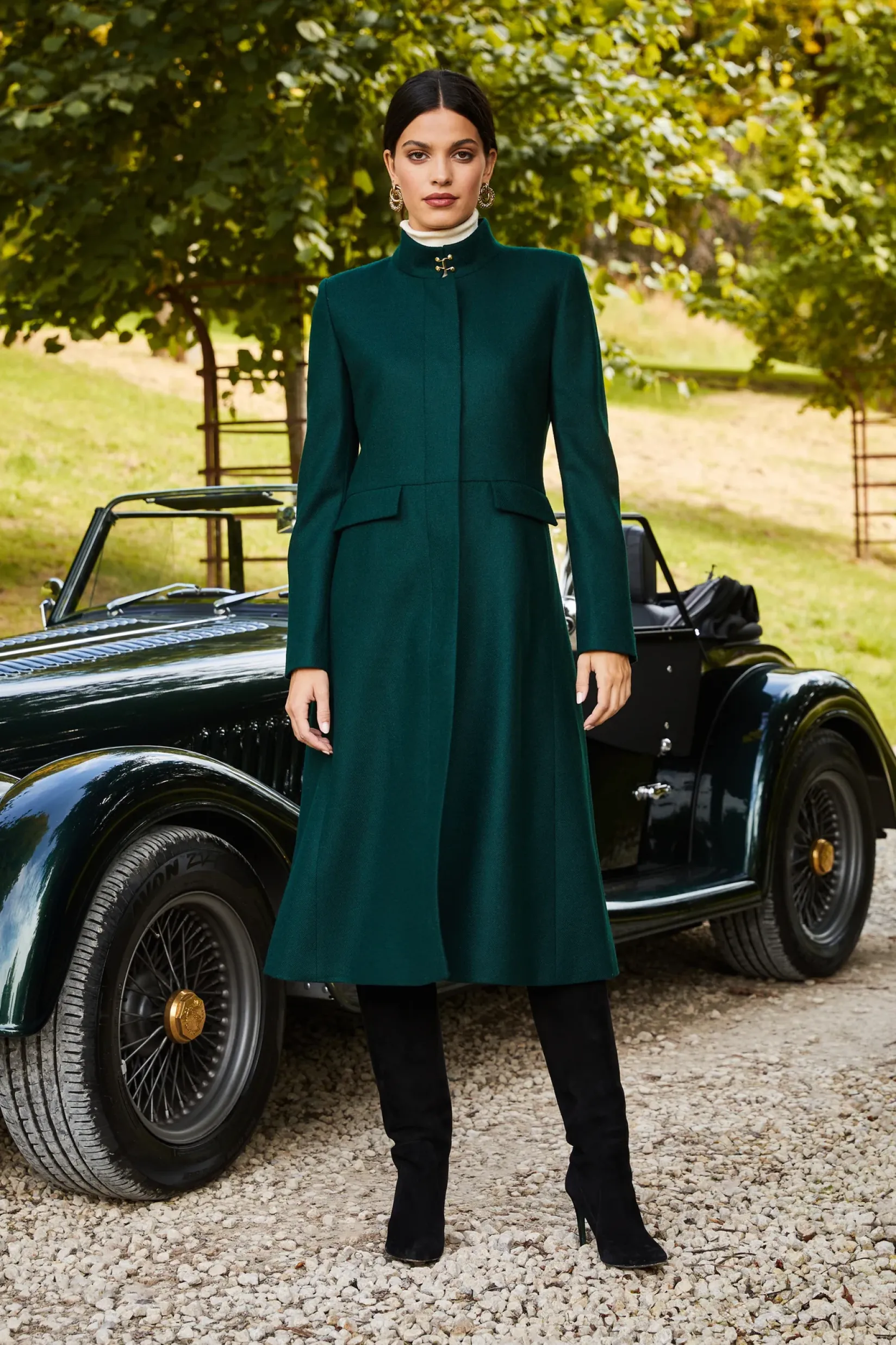 Holland Cooper Coats|In Stock Tailoring-Dowdeswell Coat Emerald