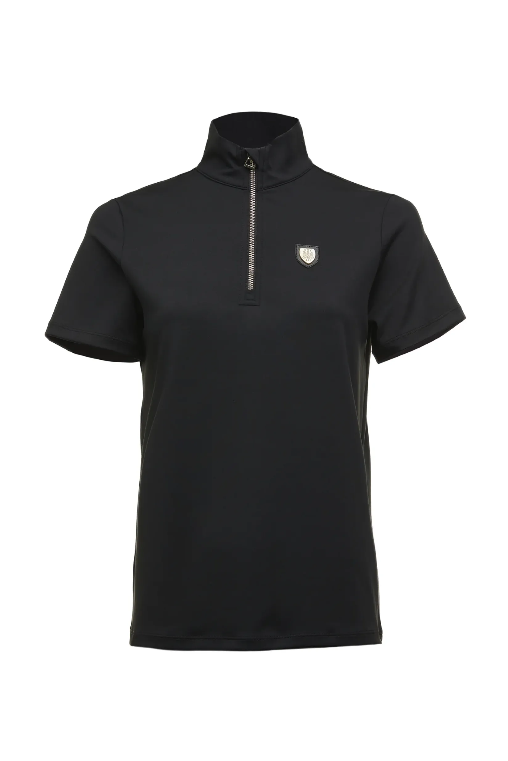 Holland Cooper Training Wear-Elite Short Sleeve Base Layer Black